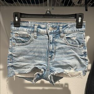 AE Distressed Denim Shorts